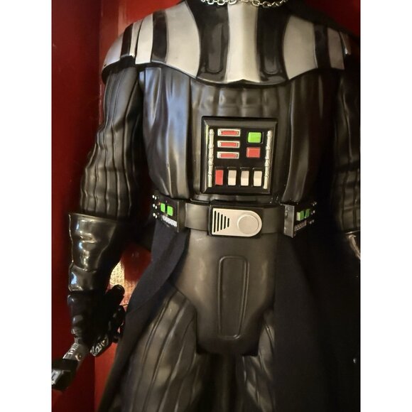 DARTH VADER   Deluxe 31”  STAR WARS  action figure  w/sound And Light Saber - Picture 13 of 17
